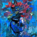 Bouquet In The Oil Painting
