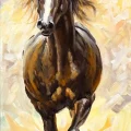 Yılkı Atı Yağlı Boya Tablosu