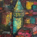 The Time Traveler of Galata Oil Painting
