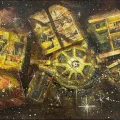 Galaxy of Time Oil Painting