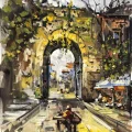 Through the Gate of Time Oil Painting