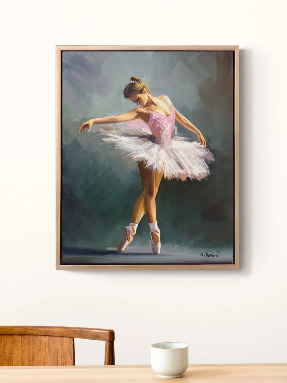 Silent Elegance Oil Painting