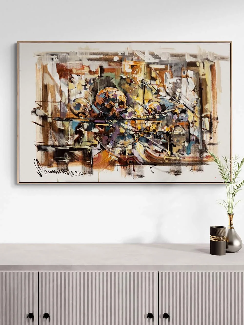 Hatıraların Girdabı Yağlı Boya Tablosu