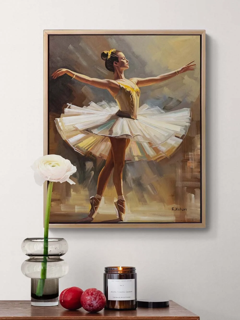Ballerina of Light Oil Painting