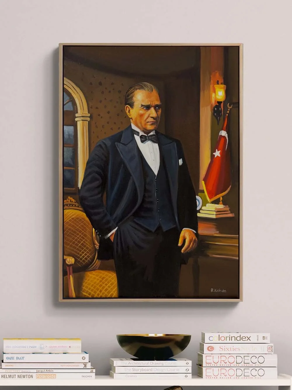 The Stance of Mustafa Kemal Atatürk Oil Painting