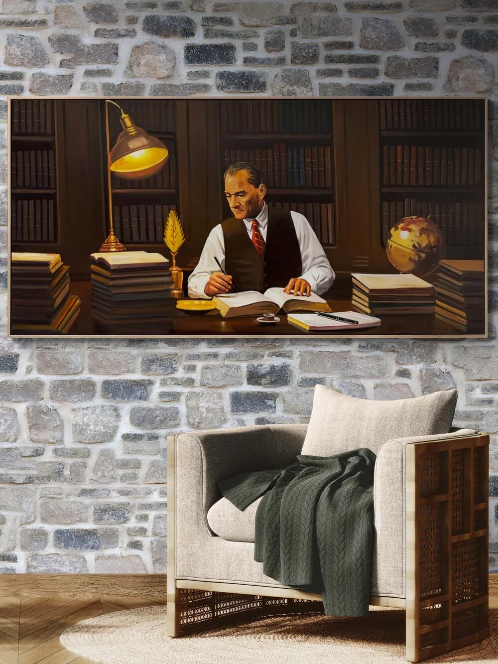 In Mustafa Kemal’s Room Oil Painting