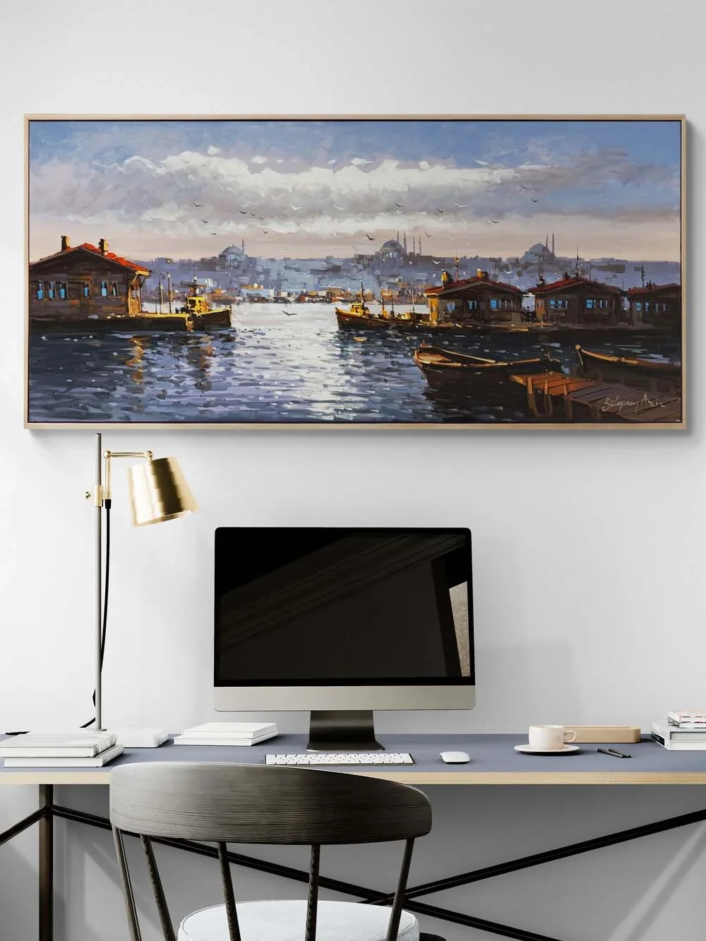 Reflections in Istanbul Oil Painting