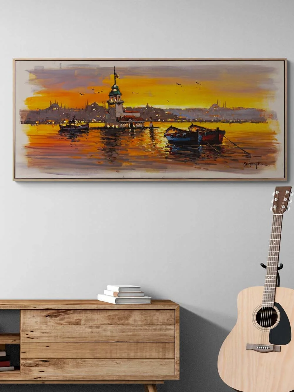 Time Seen by the Tower Oil Painting