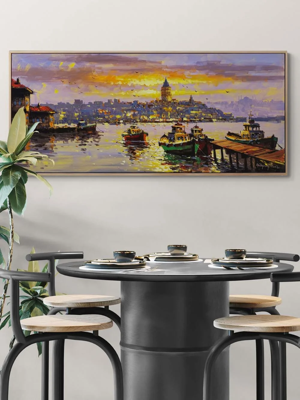 Istanbul on the Edge of Time Oil Painting