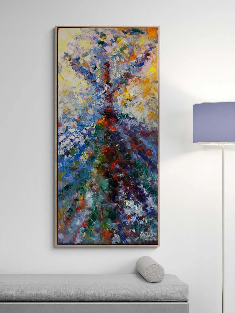 Aşk ile Dönen Semazen Yağlı Boya Tablosu