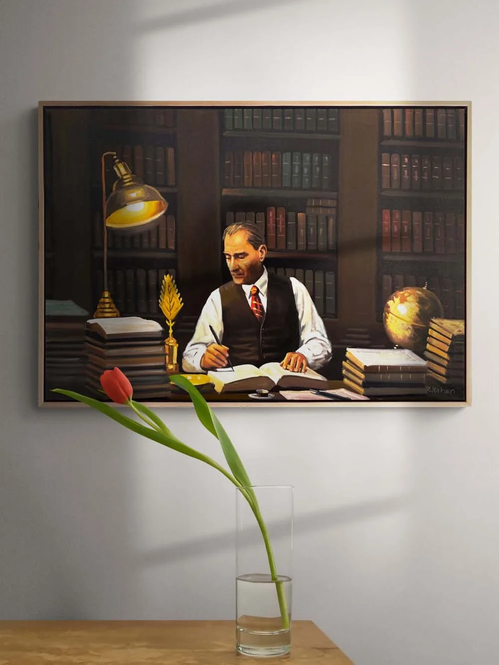 Mustafa Kemal’in Masası Yağlı Boya Tablosu