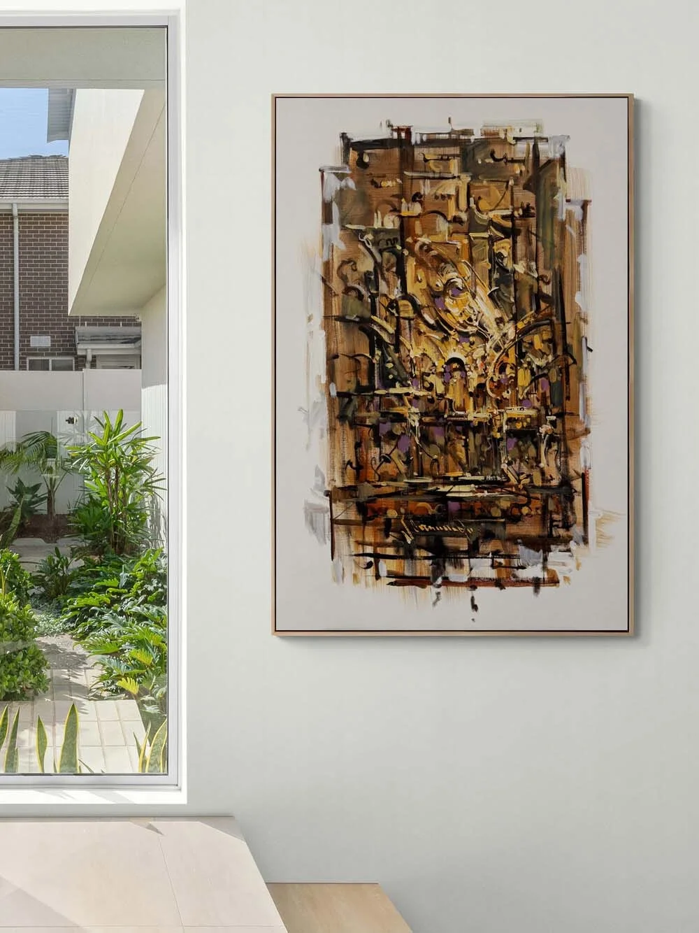 Sessiz Bağ Yağlı Boya Tablosu