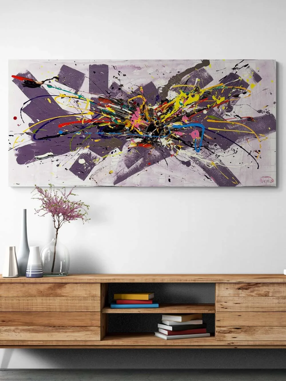 Katmanlar Serisi Yağlı Boya Tablosu