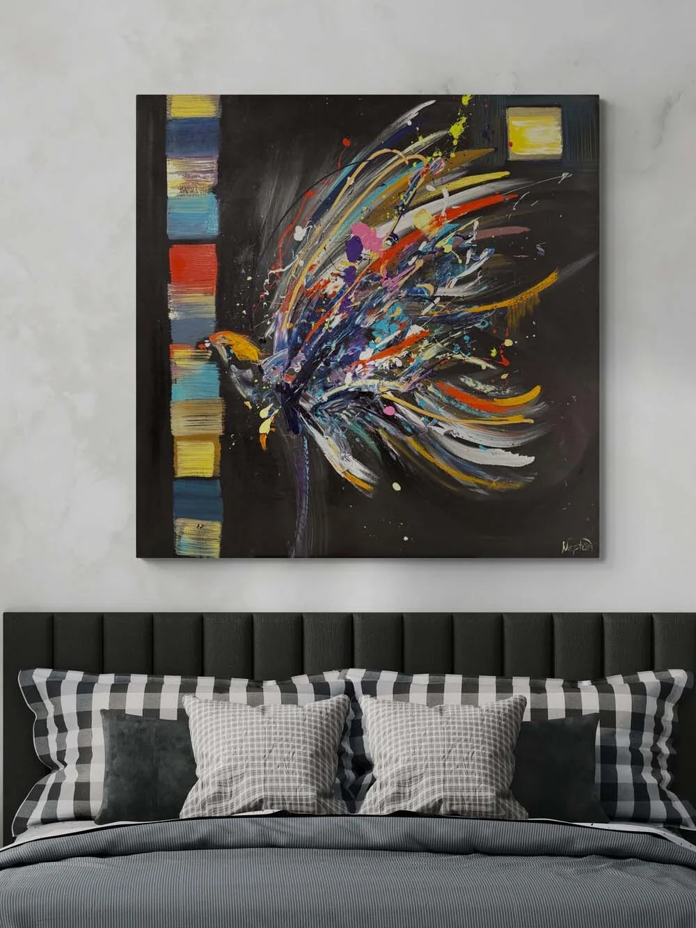 Free Wings Oil Painting