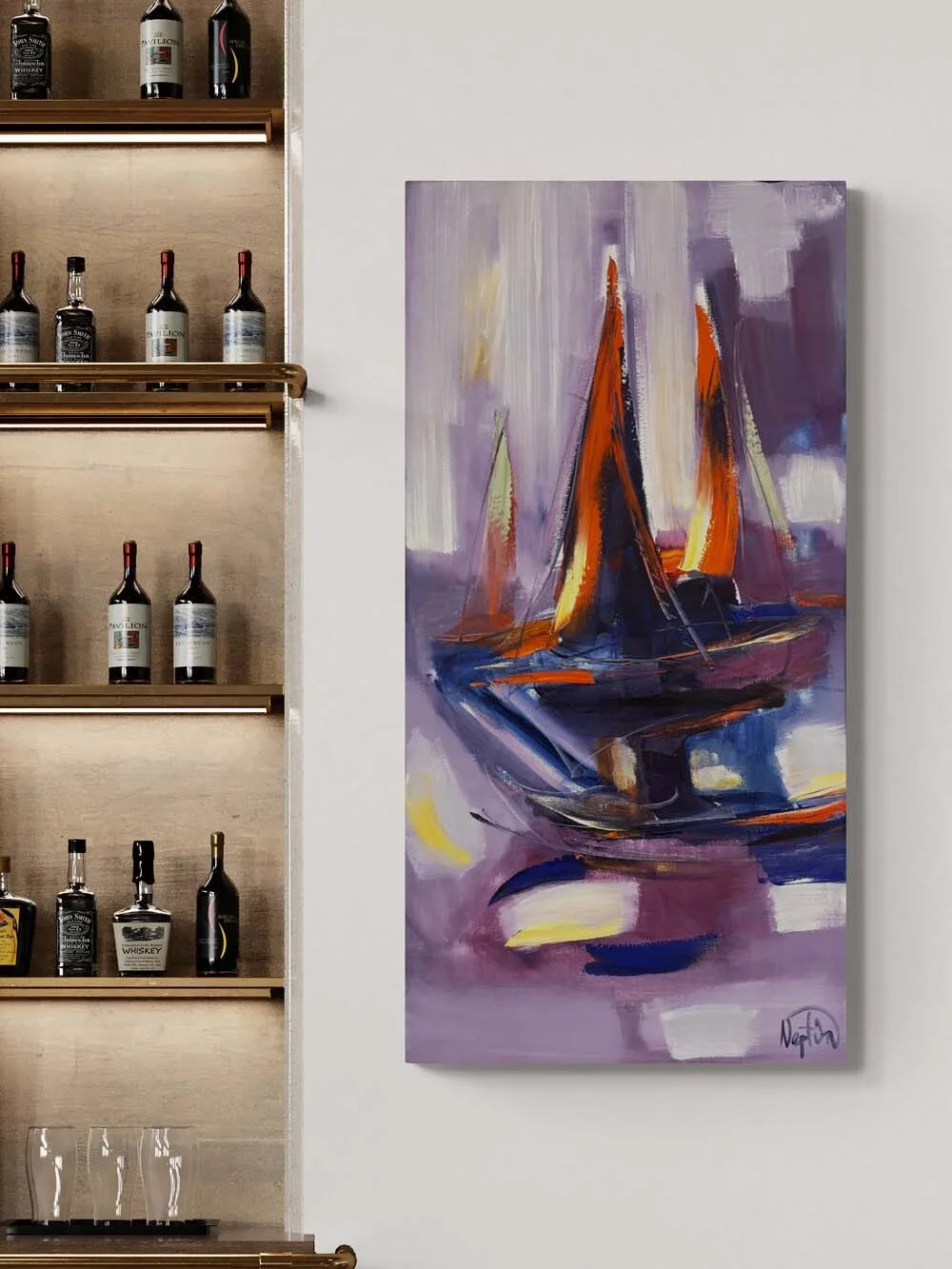 İçimde Kalan Yağlı Boya Tablosu