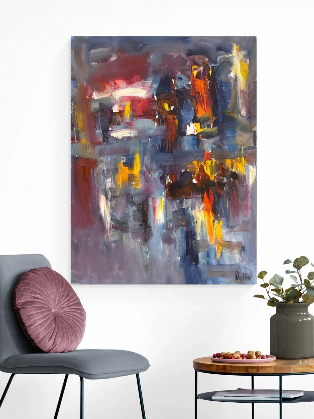 Rengin Sessizliği Yağlı Boya Tablosu