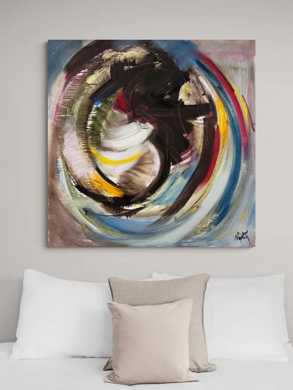 Enerji Alanı Yağlı Boya Tablosu