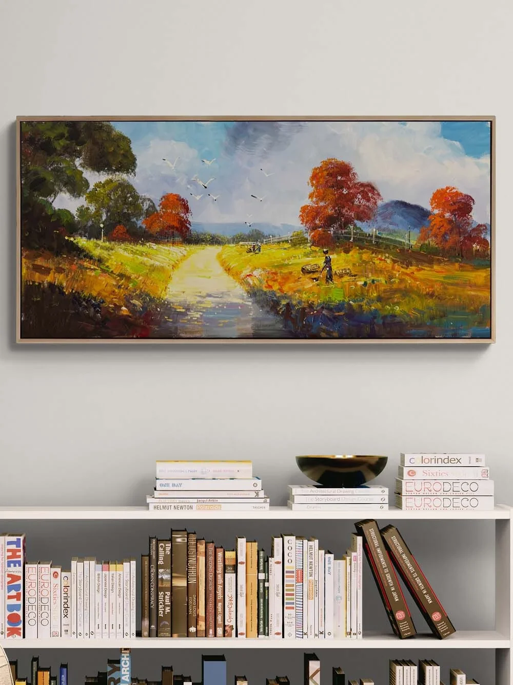 Sessiz Kır Yağlı Boya Tablosu