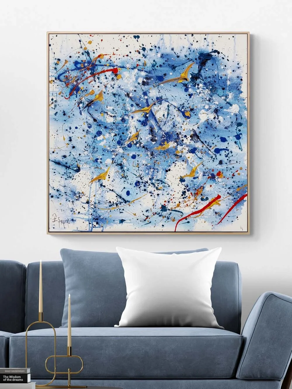 Göğe Dönüş Yağlı Boya Tablosu