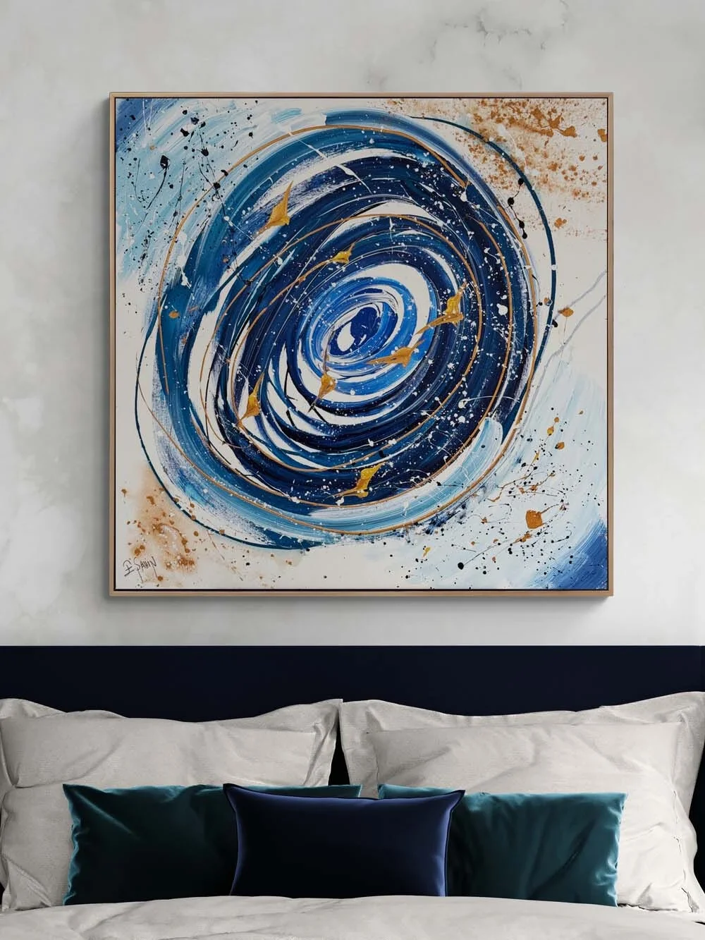 Kanatların Dansı Yağlı Boya Tablosu