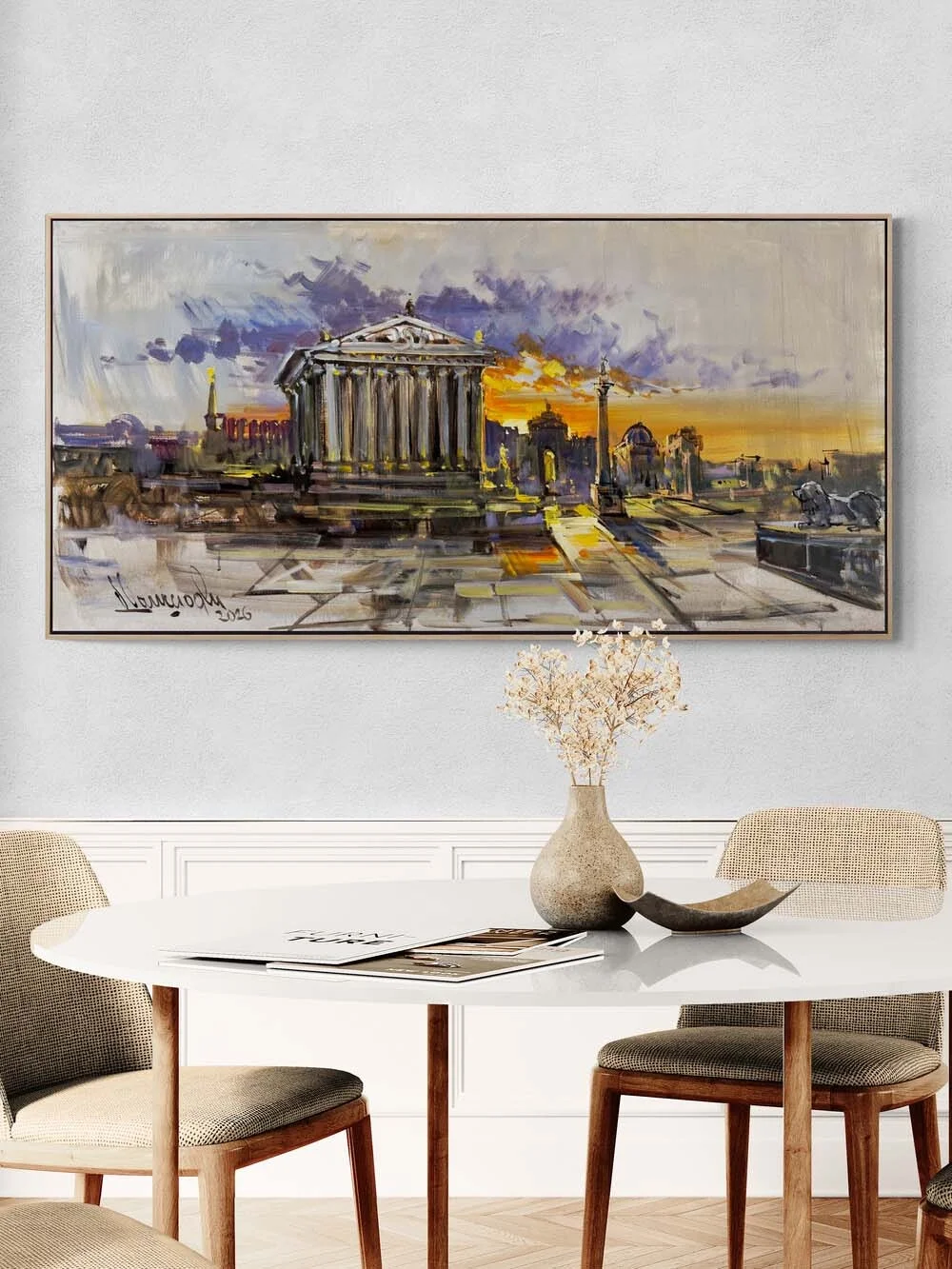 In the Shadow of Rome Oil Painting