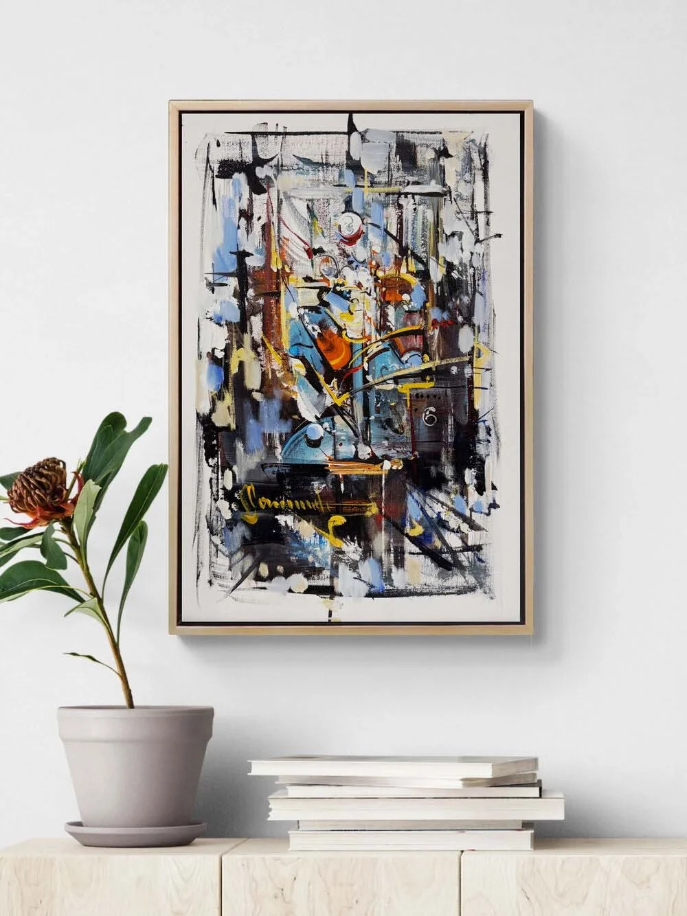 Kayıp Katmanlar Yağlı Boya Tablosu