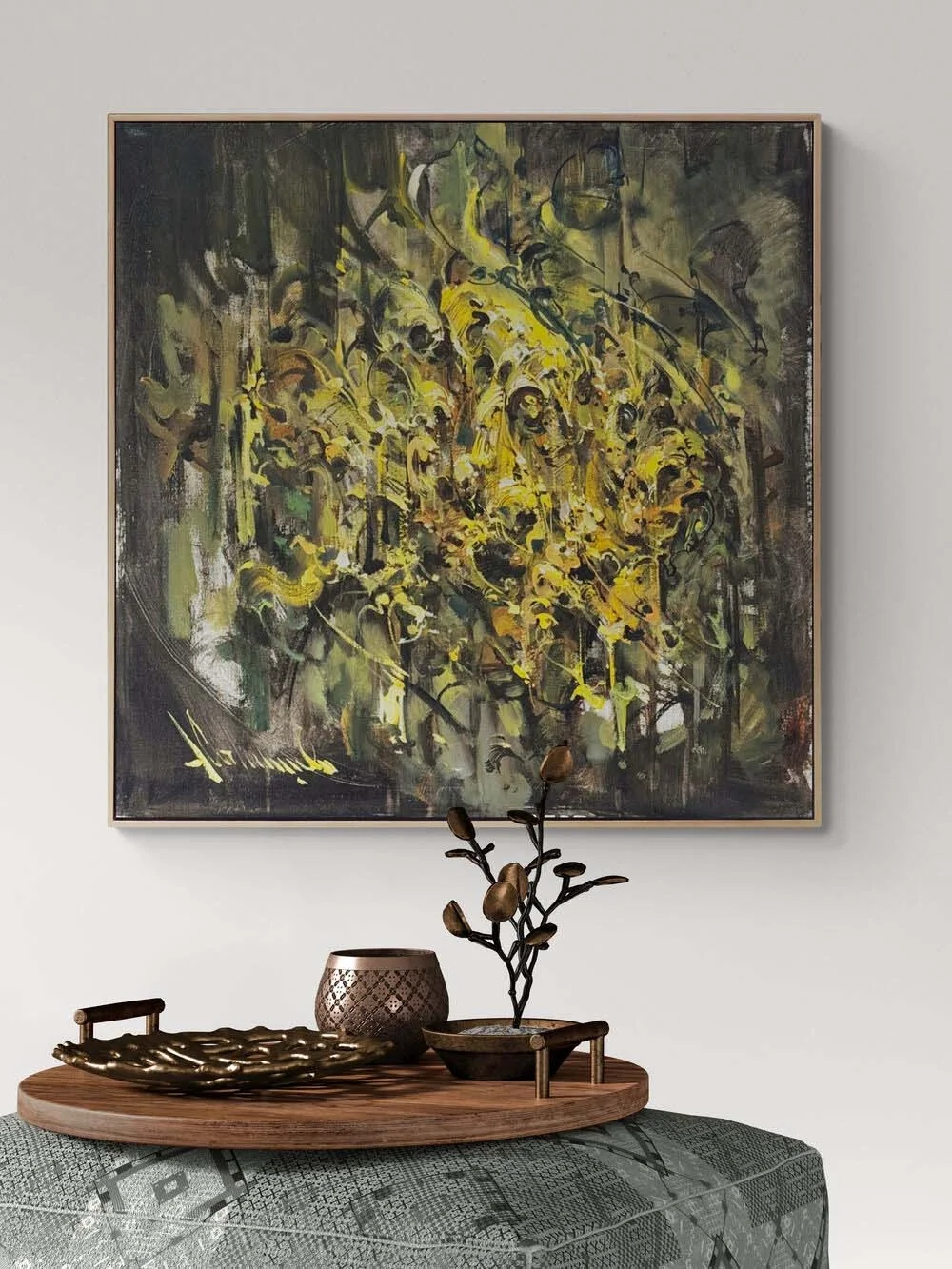 Kırılgan Düşler Yağlı Boya Tablosu