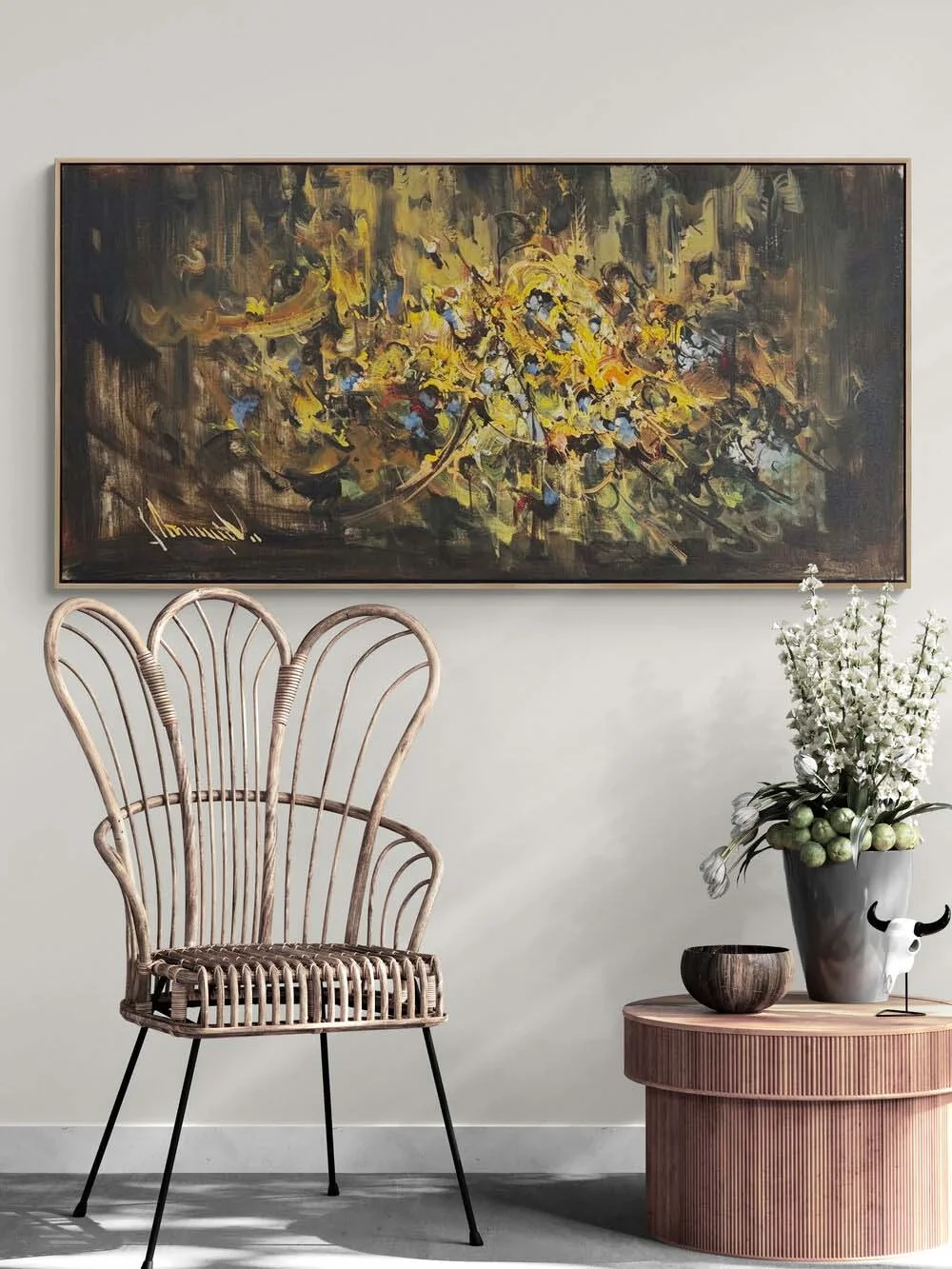 Sonsuz Bağ Yağlı Boya Tablosu