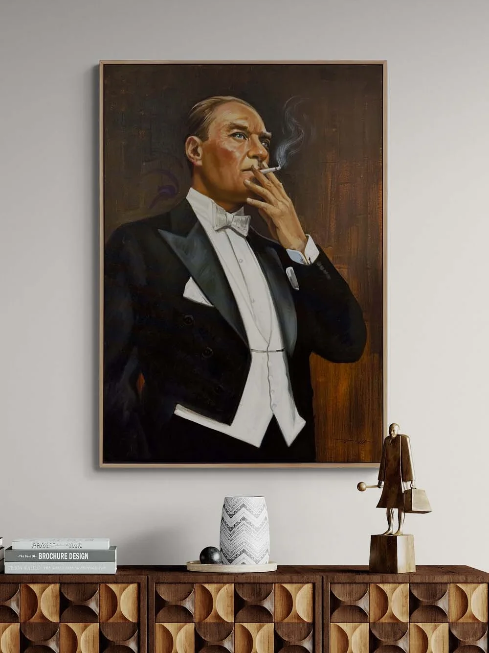 Cumhuriyetin Sessiz Anı Yağlı Boya Tablosu