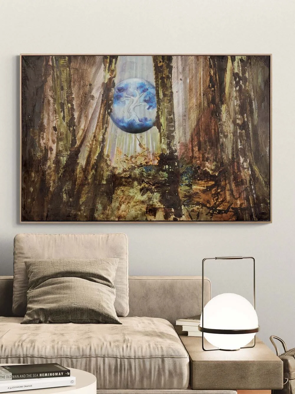 Ormanın Kalbi Yağlı Boya Tablosu