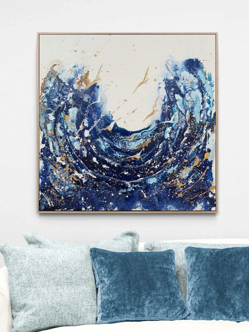 Altın Martılar Yağlı Boya Tablosu