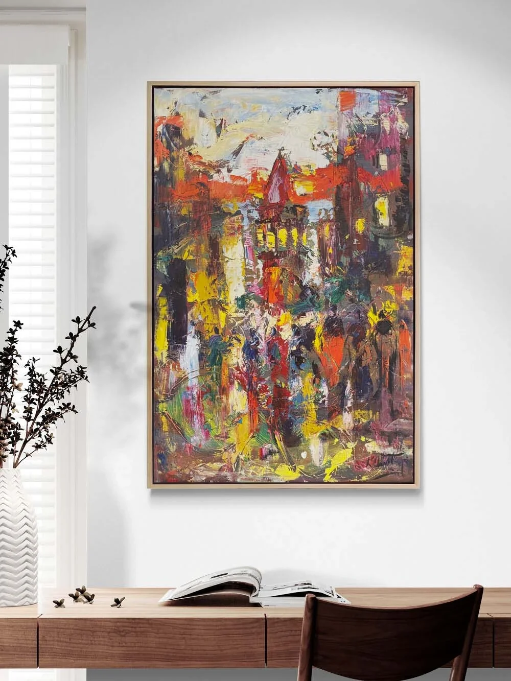 Colorful Galata Oil Painting