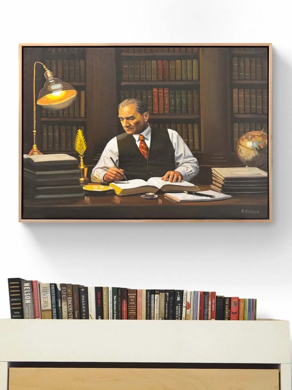 Geceye Yazılan Cumhuriyet Yağlı Boya Tablosu