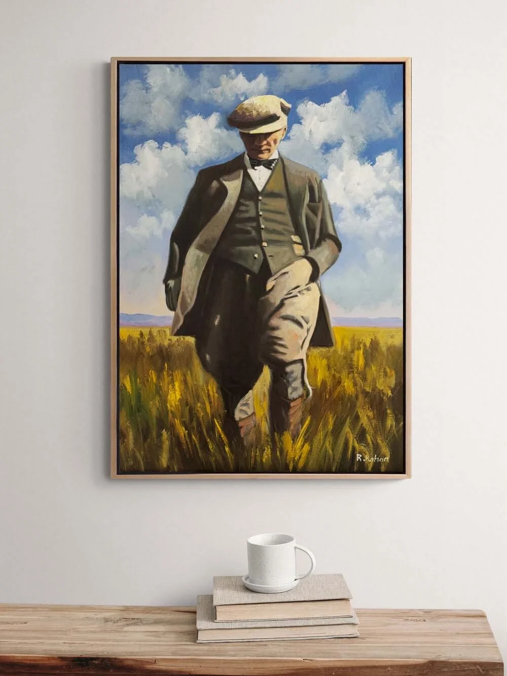 Mustafa Kemal Zamanı Yağlı Boya Tablosu