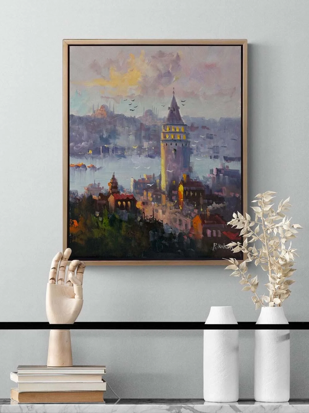 Boğazın Bekçisi Yağlı Boya Tablosu