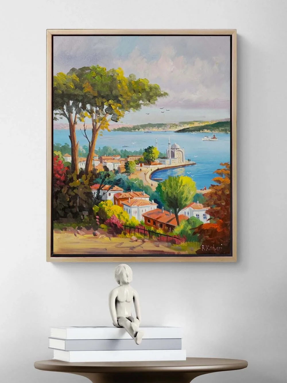 Eskiden Ortaköy Yağlı Boya Tablosu