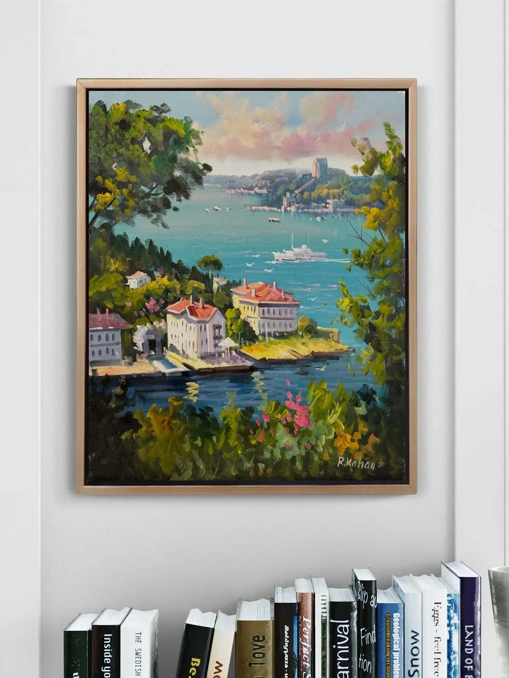 Boğazın Huzuru Yağlı Boya Tablosu