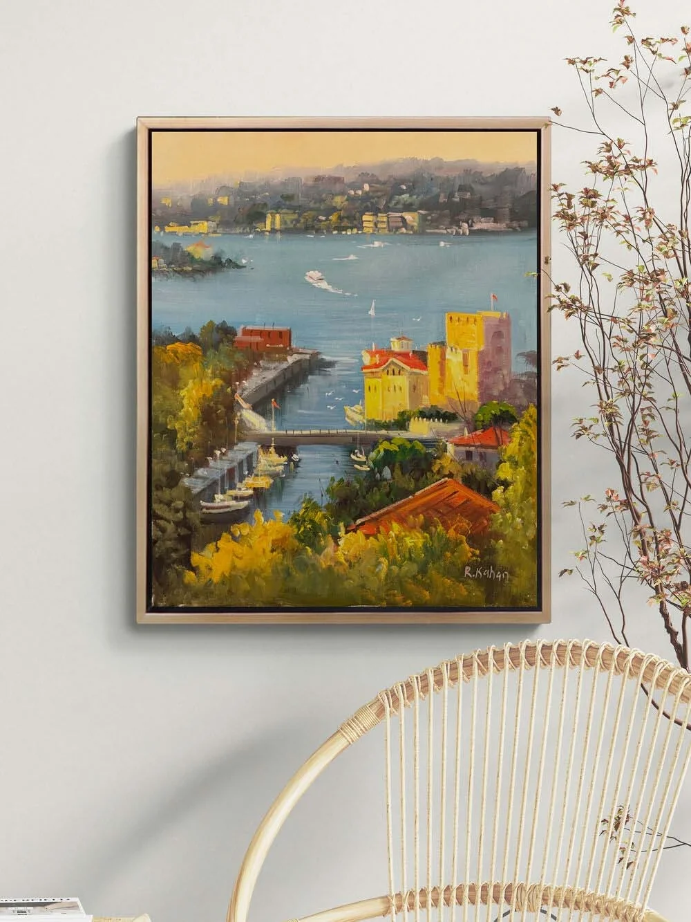 Zamansız İstanbul Yağlı Boya Tablosu