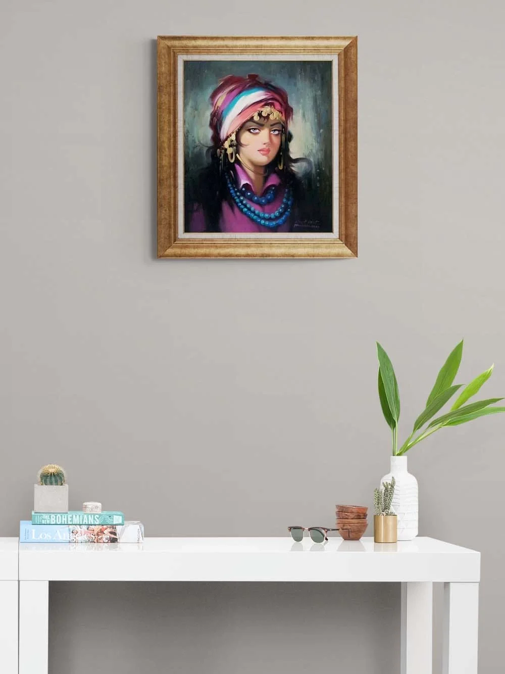 Acem Güzeli Yağlı Boya Tablosu