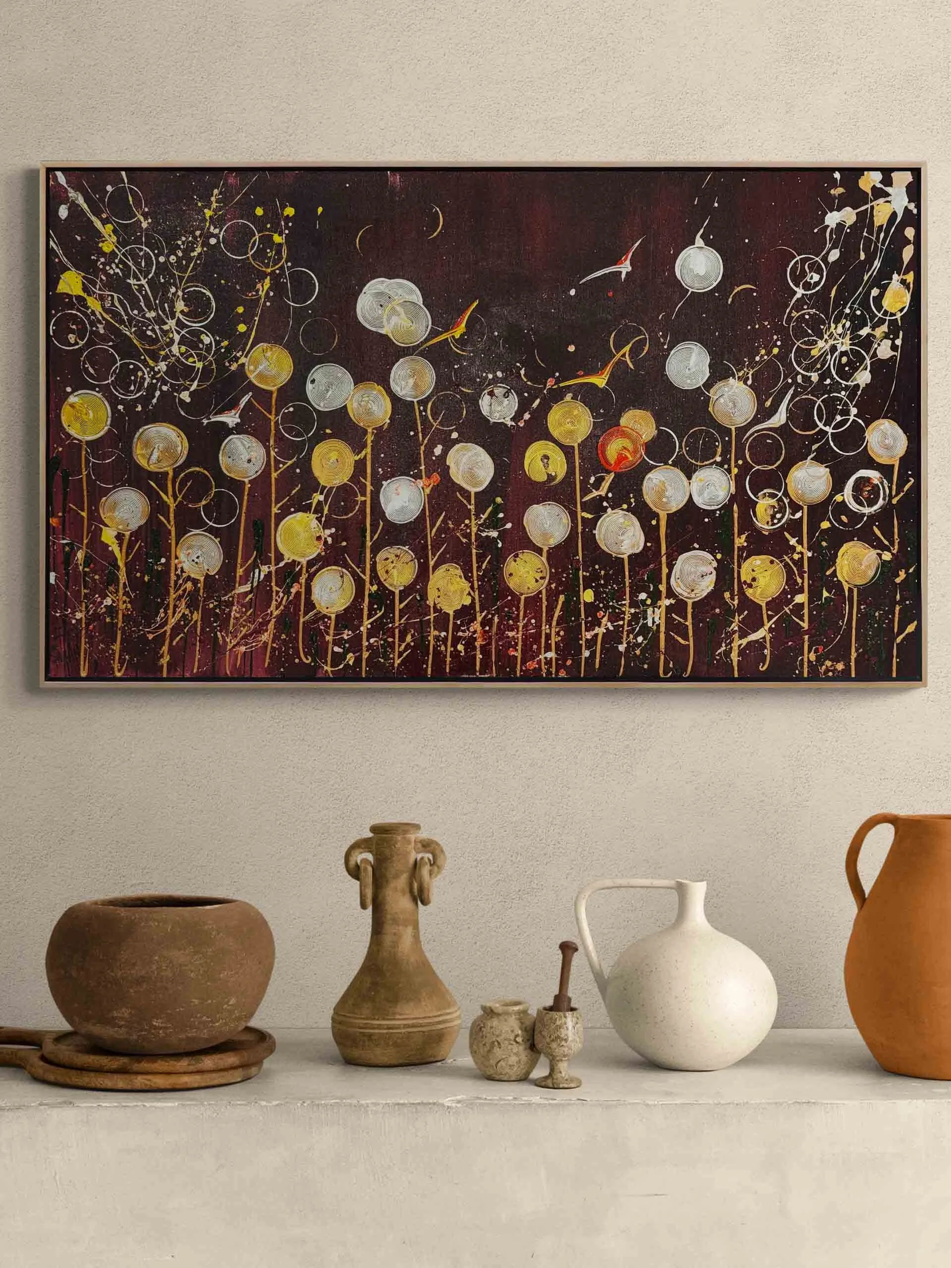 Altın Tohumlar Yağlı Boya Tablosu