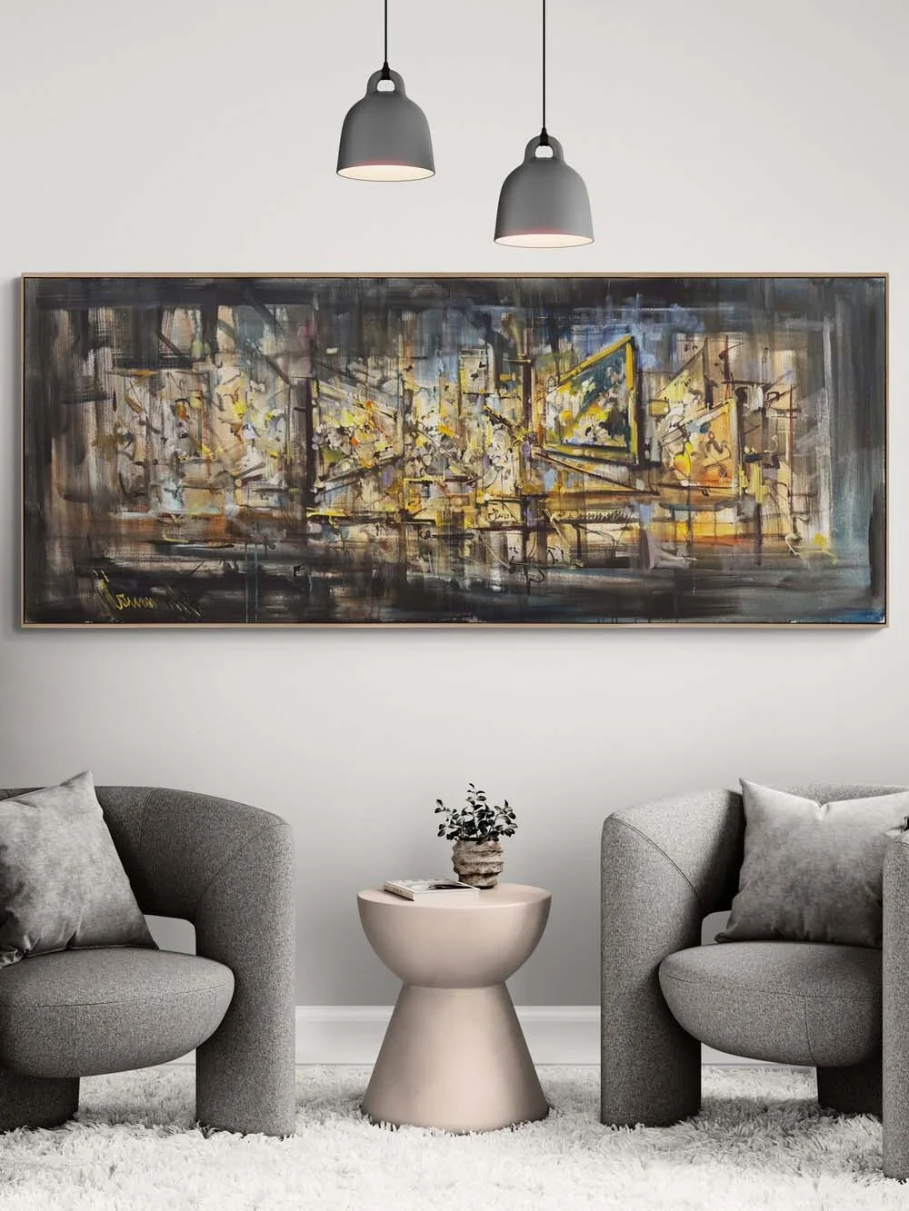 Arada Kalan Yağlı Boya Tablosu