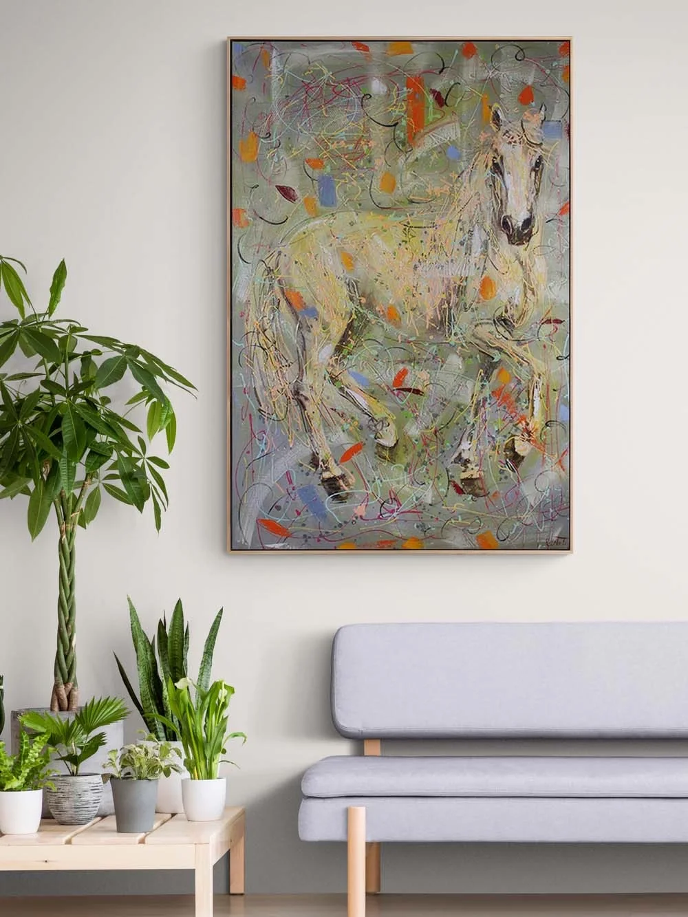 Horses Expression Oil Painting | Simurg Art Gallery