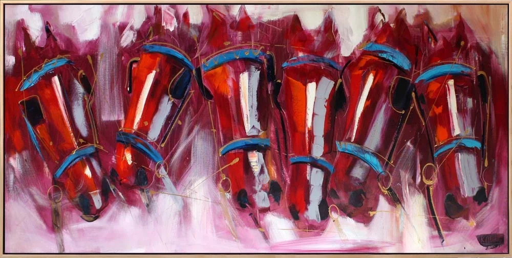 Atların Serüveni Yağlı Boya Tablosu