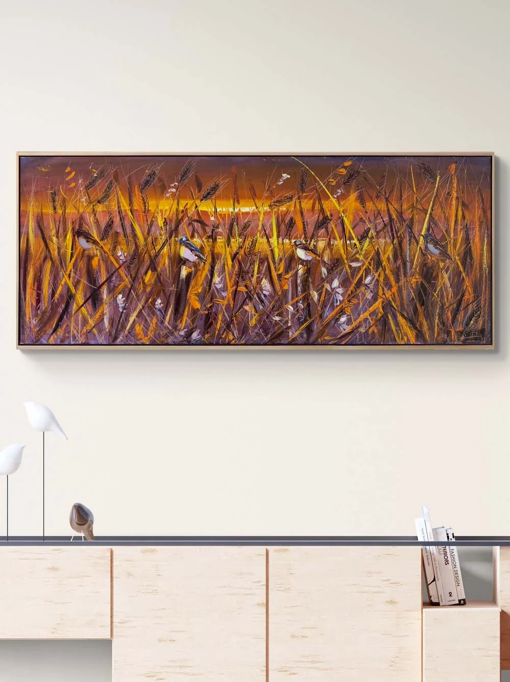 Life Among the Wheat Oil Painting