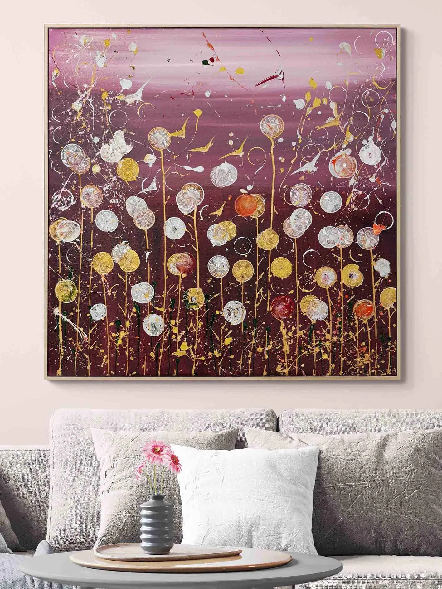 Bilinçaltı Peyzaj Yağlı Boya Tablosu