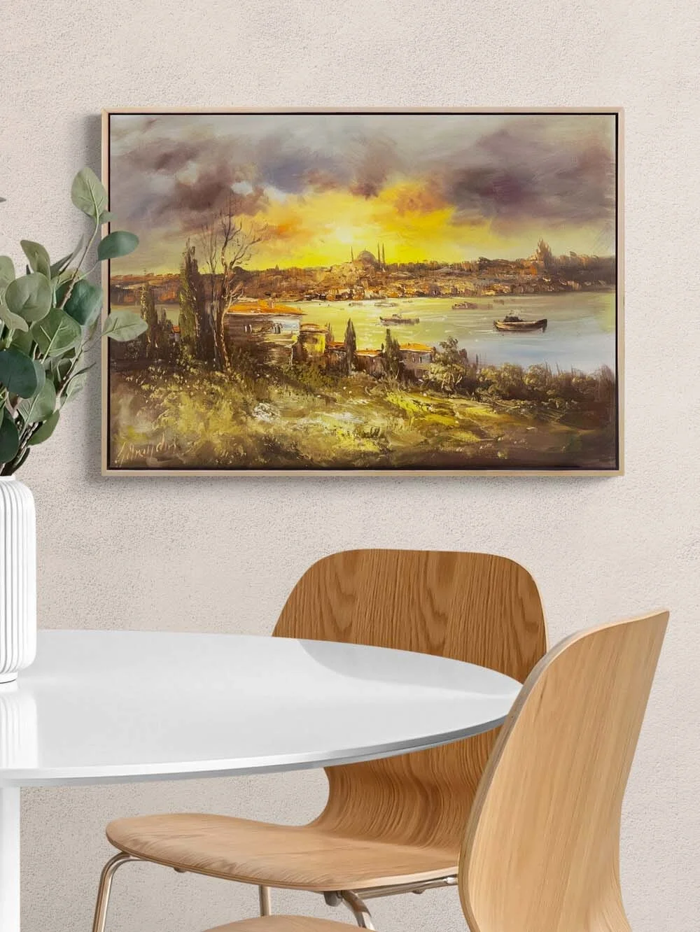 An End-of-Day Tale on the Bosphorus Oil Painting