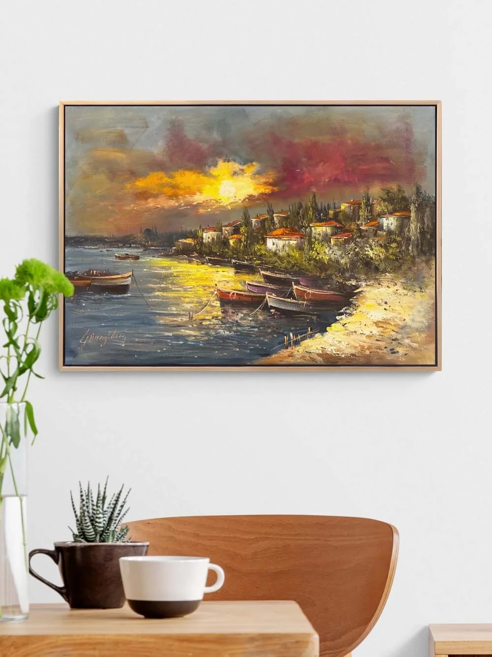 The Last Light on the Bosphorus Oil Painting