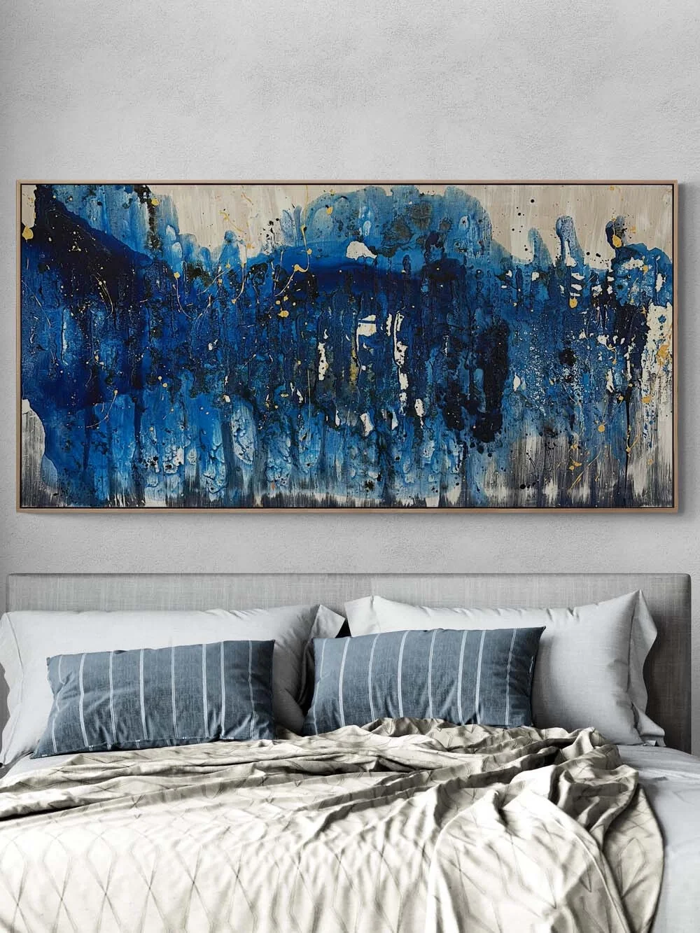 Boşlukta Bir Ses Yağlı Boya Tablosu