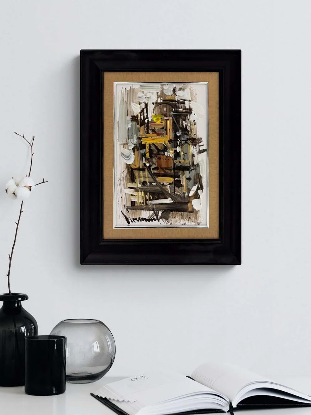 Boşlukta Işık Yağlı Boya Tablosu