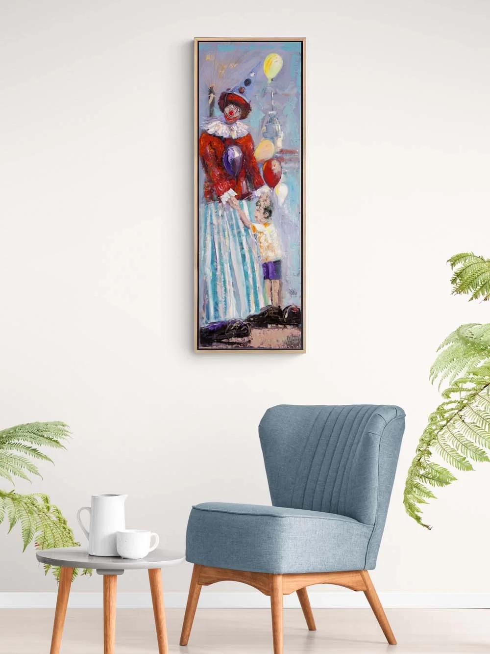 Bugün Bayram Günü Yağlı Boya Tablosu